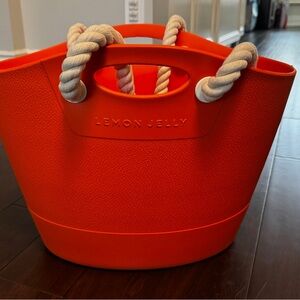 Lemon Jelly Waterproof Orange Tote Bag